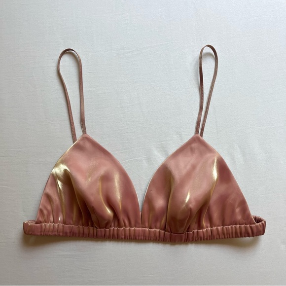 Elegant Pink and Gold Women's Top - Picture 1 of 4
